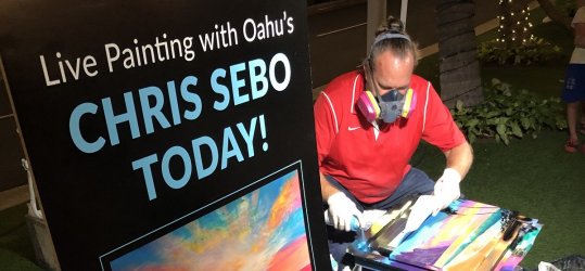 Inside the Opening Weekend of Chris Sebo’s Art Exhibition in Hawaii