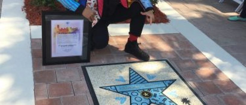 Romero Britto Awarded Star on Miami Walk of Fame