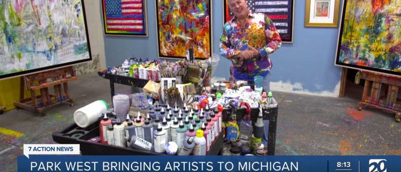 ABC Detroit News Profiles Tim Yanke’s Astonishing Abstract Art at Park West Gallery